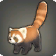 Rotpanda-Stofftier