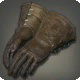 Dunkle Dhalmelleder-Handschuhe