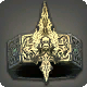 Diamantring des einsamen Wolfes
