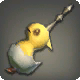 Chocobo-K&uuml;ken-Ohrring