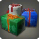 Exklusive leere Geschenkpackung