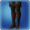 Antiquierte Kniestiefel des Duellanten