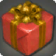 Eingepacktes Geschenk