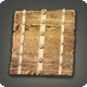 Restaurierter Plankenschild