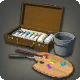 Malerei-Set f&uuml;r unterwegs