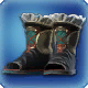 Verschlissene Bhikku-Stiefel