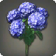 Blaue Hortensien