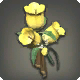 Gelbe Glockenblumen-Haarspange