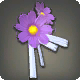 Violette Cosmeen-Haarspange