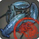 Inspizierter Federfall-Cherax