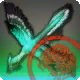 Inspizierter Federfall-Archaeopteryx