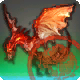Inspizierter Federfall-Wyvern