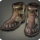Leder-Schnabelschuhe