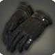 Noir-Lederhandschuhe