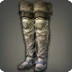 Modrige Kniestiefel