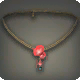Rotes Duftwicken-Halsband