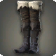 Verschlissene Schlangenbiss-Stiefel