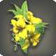 Gelbe Cattleya-Haarspange