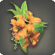 Orange Cattleya-Haarspange