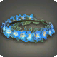 Blaue Plumeria-Haarspange