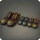 Mondstation-Lederschuhe