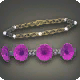 Violette Kornblumen-Armb&auml;nder