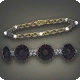 Schwarze Kornblumen-Armb&auml;nder