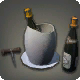 Flaschenk&uuml;hler mit Rotwein