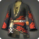 Herren-Yukata (Schwarze Flamme)