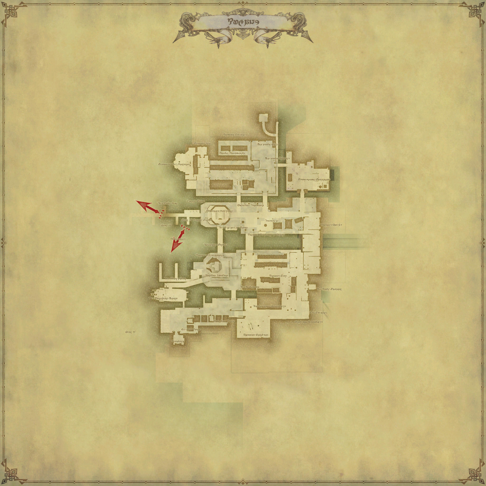 Karte Hafen Kugane