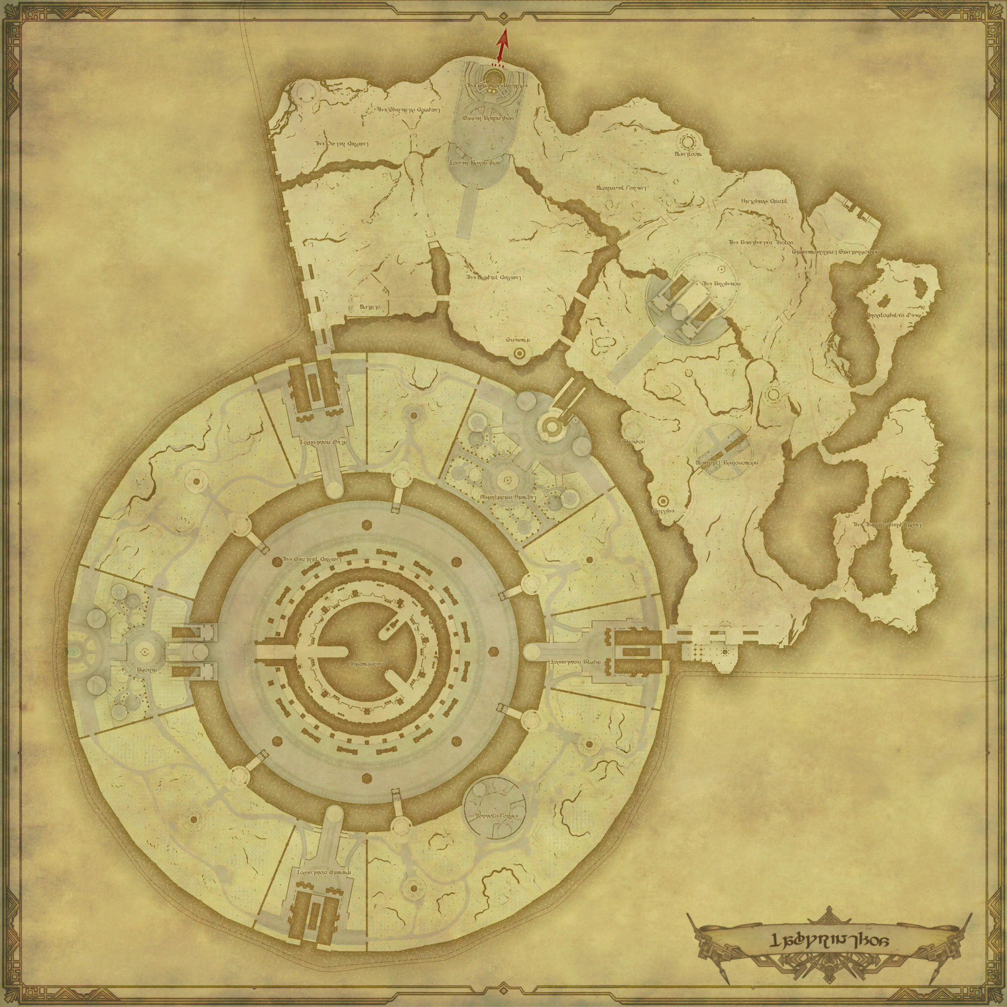 Karte Labyrinthos