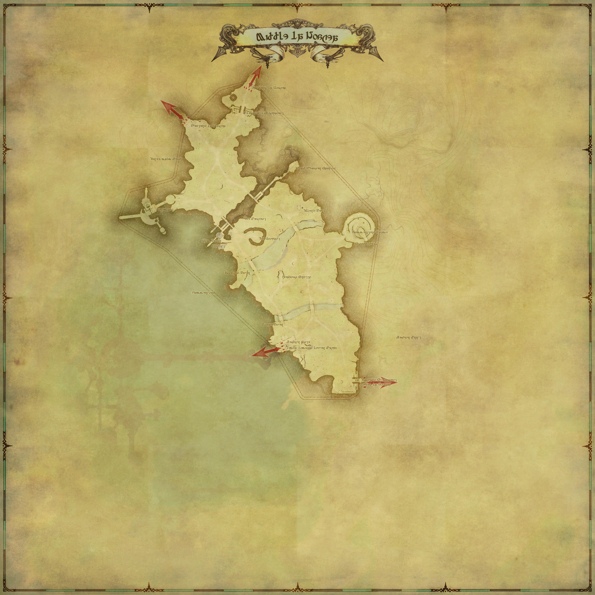 Karte Zentrales La Noscea